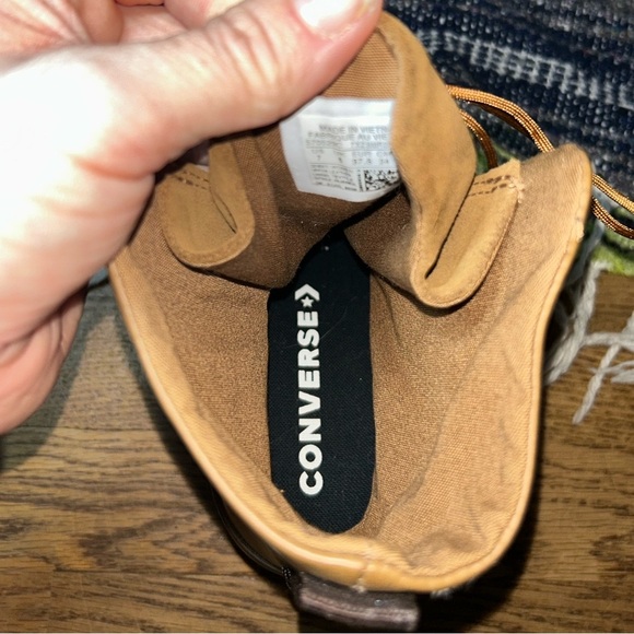 Converse Chuck Taylor CTAS GR 82 Mountain Club Brown Chunky Combat Boots Sz 7 - Picture 8 of 9